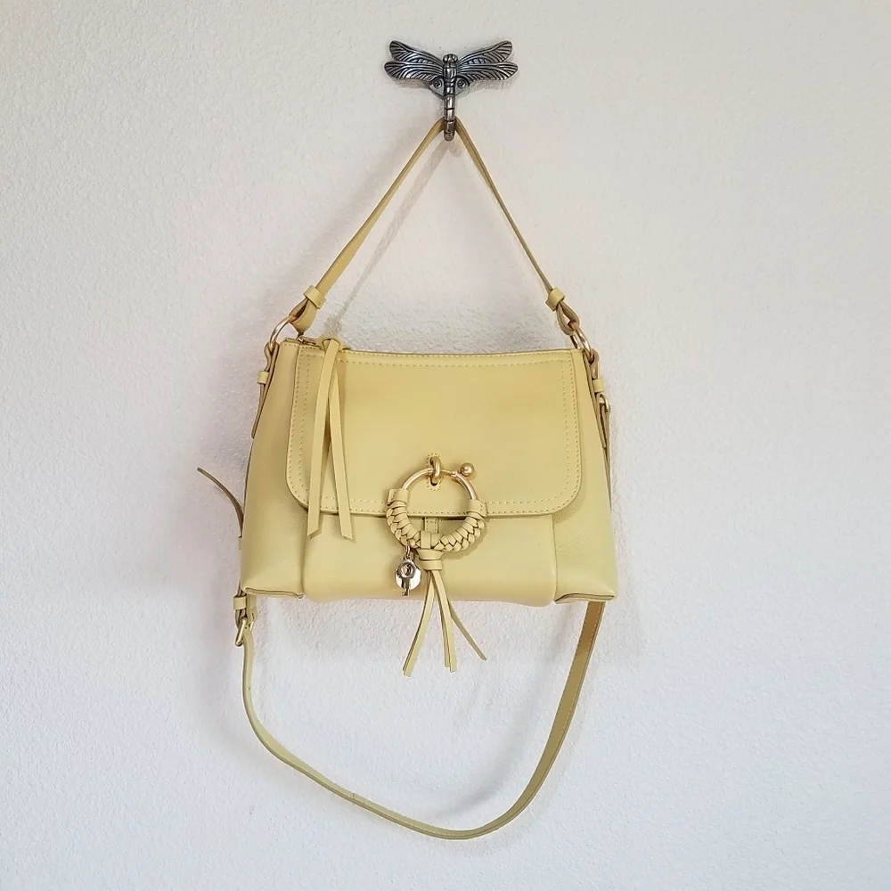 See by Chloé Yellow Joan Crossbody Shoulder Bag
